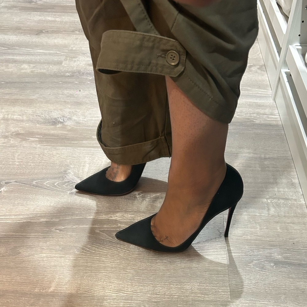 So Kate Black Suede Christian Louboutin 41